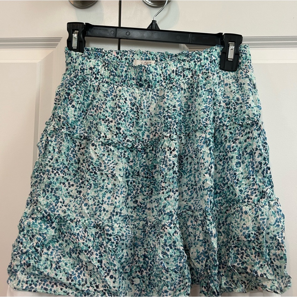 Loft ruffle skirt